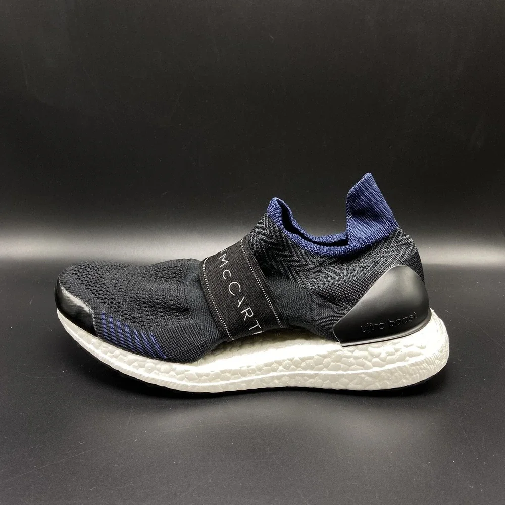 Adidas Stella McCartney Ultraboost X 3D Running Shoes Black Blue Womens Size 5.5